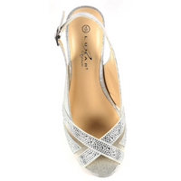 Lunar Emmerline Elegance Wedge Silver Sandals