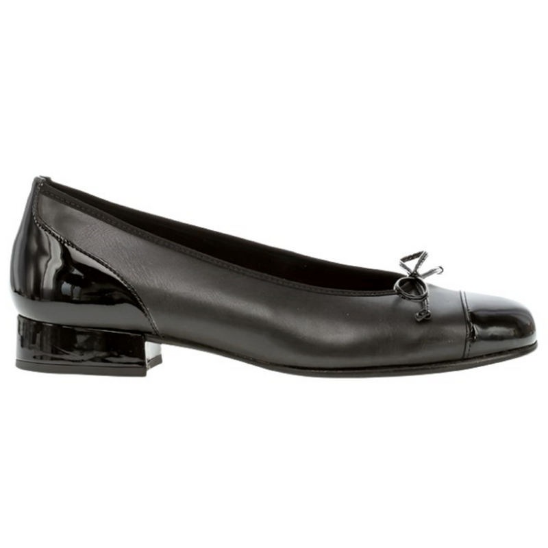 Gabor Emporium Black/Black Patent Shoes