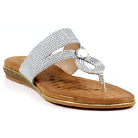 Lunar Ezra Silver Sandals