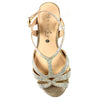 Lunar Francie Gold Gemstone Sandal