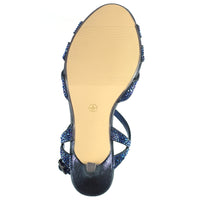 Lunar Francie Blue Gemstone Sandal