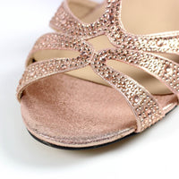 Lunar Francie Rose Gold Gemstone Sandal