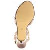 Lunar Francie Rose Gold Gemstone Sandal