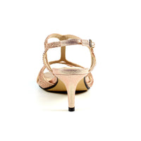 Lunar Francie Rose Gold Gemstone Sandal