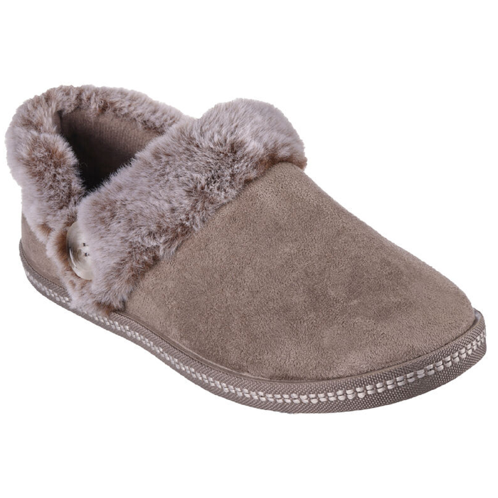 Skechers Cozy Campfire - Fresh Toast Dark Taupe Slippers