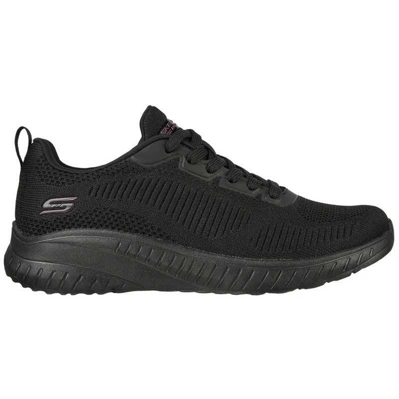 Skechers Bobs Squad Chaos - Face Off Black Trainers