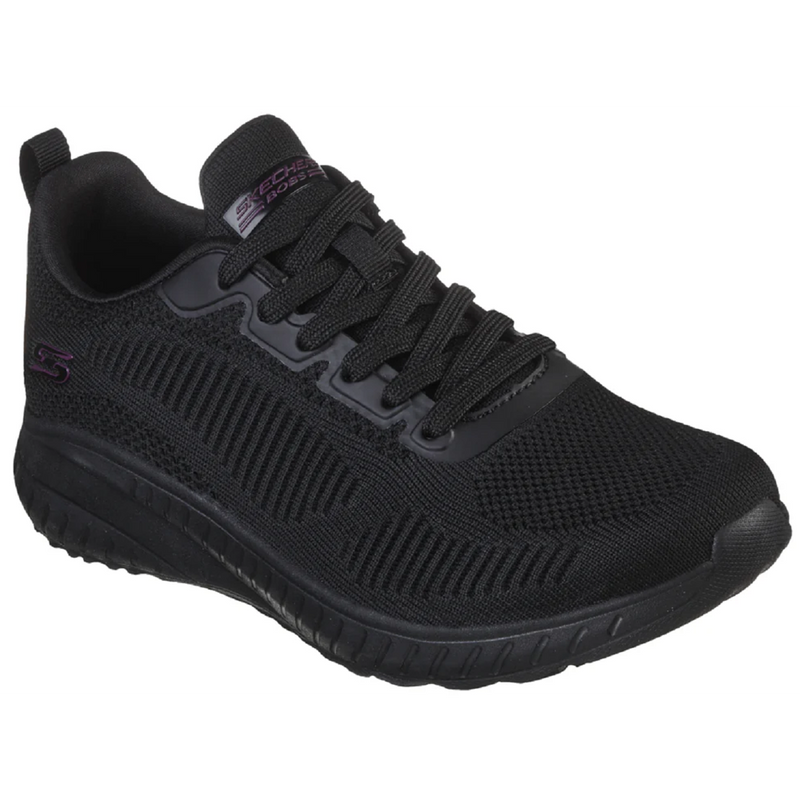 Skechers Bobs Squad Chaos - Face Off Black Trainers