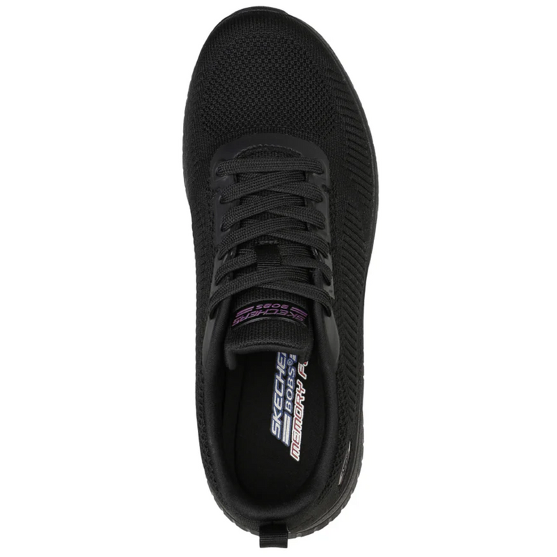 Skechers Bobs Squad Chaos - Face Off Black Trainers