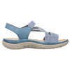 Rieker 64870-14 (Fife) Royal Jeans Weiss Sandals