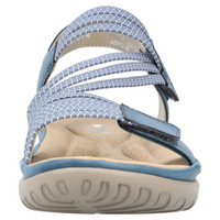 Rieker 64870-14 (Fife) Royal Jeans Weiss Sandals