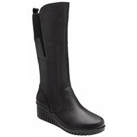 Lotus Fitzgerald Black Long Boots