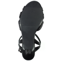 Lunar Francie Black Gemstone Sandal