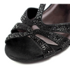 Lunar Francie Black Gemstone Sandal