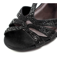 Lunar Francie Black Gemstone Sandal