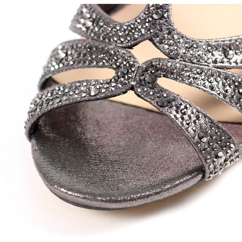 Lunar Francie Pewter Gemstone Sandal