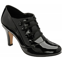 Lotus Gem Black Patent Shoe-Boots