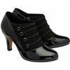 Lotus Gem Black Patent Shoe-Boots