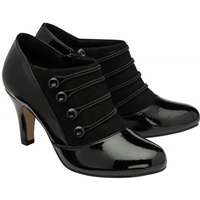 Lotus Gem Black Patent Shoe-Boots