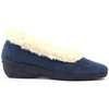 Lunar Glynis Navy Slippers