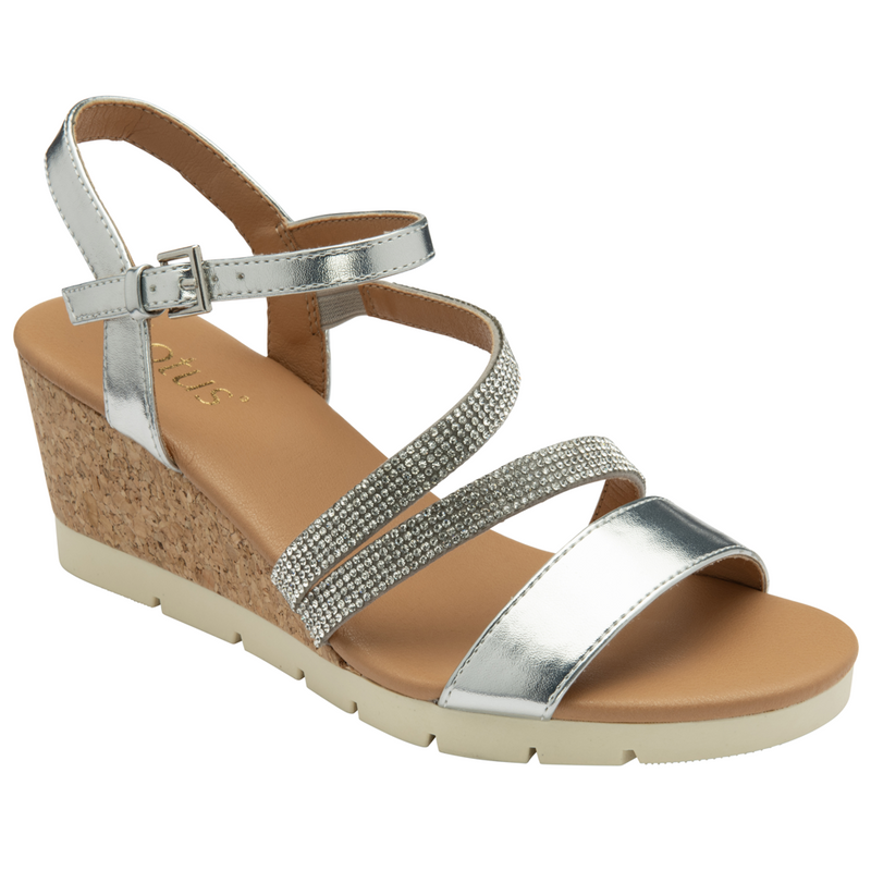 Lotus Goldie Silver Sandals