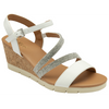 Lotus Goldie White Sandals