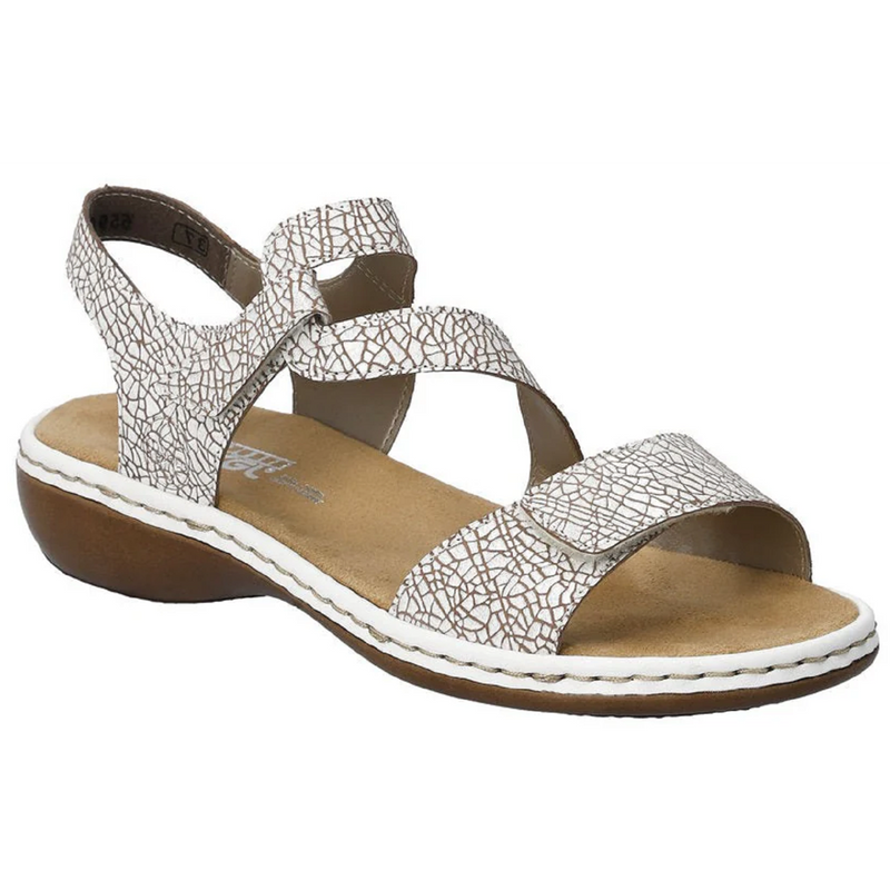 Rieker 659C7-81 (Gabi) Everest White Sandals