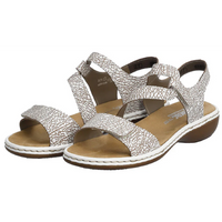 Rieker 659C7-81 (Gabi) Everest White Sandals