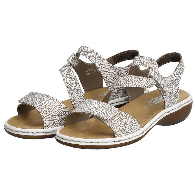 Rieker 659C7-81 (Gabi) Everest White Sandals