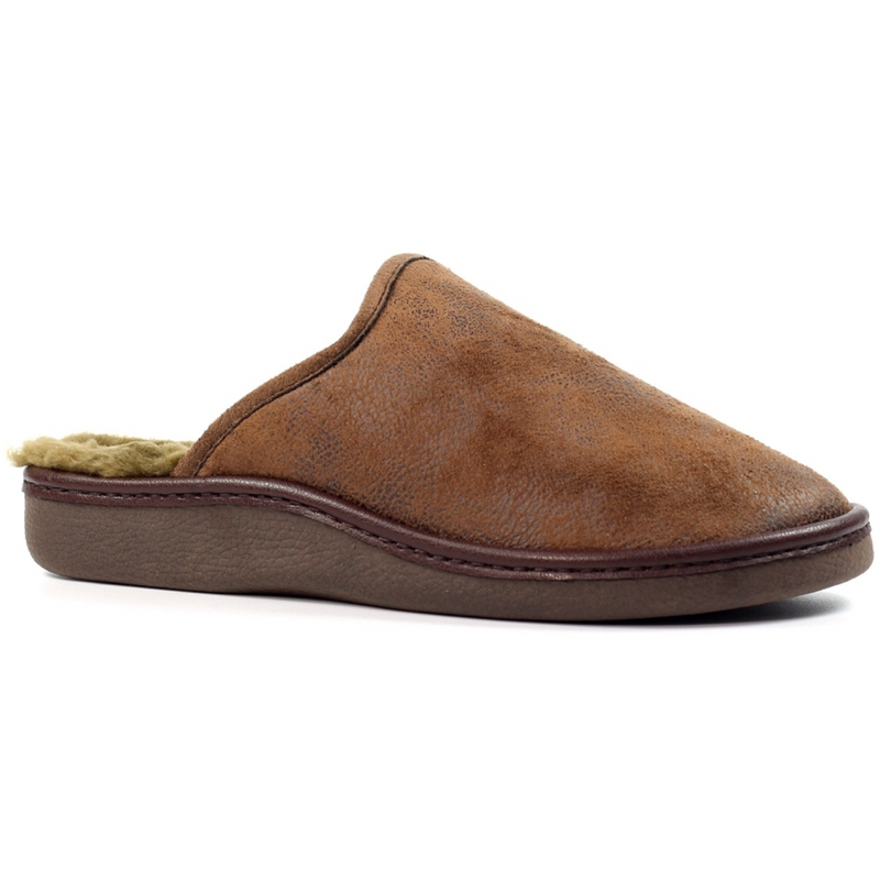 Lunar Lazy Dogz Glen II Brown Slippers