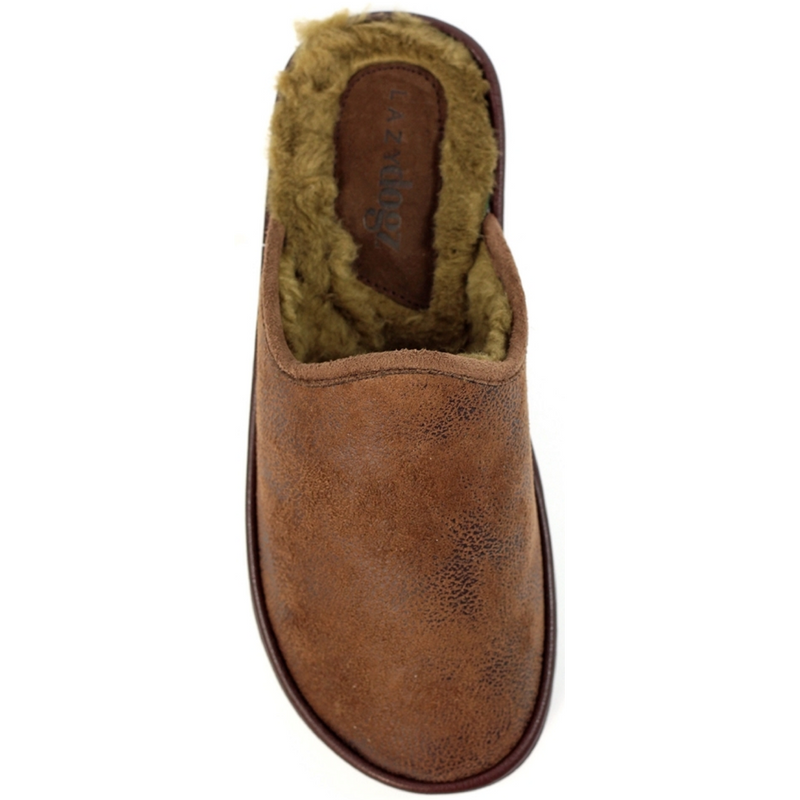 Lunar Lazy Dogz Glen II Brown Slippers