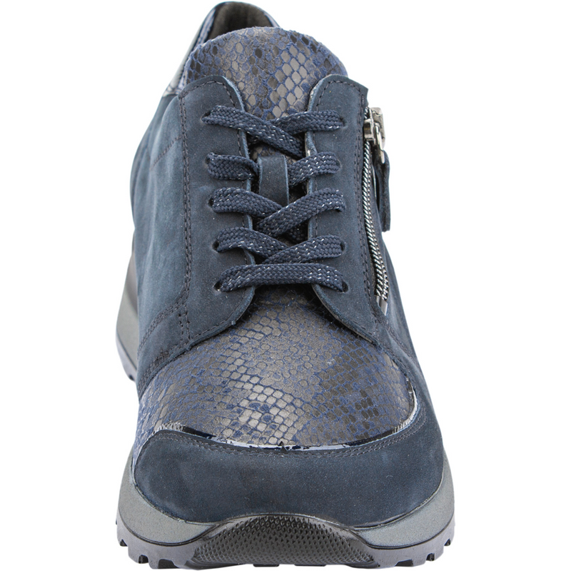 Waldlaufer Hiroko-Soft (Waltz) Navy Nubuck Trainers