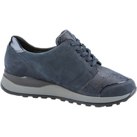 Waldlaufer Hiroko-Soft (Waltz) Navy Nubuck Trainers