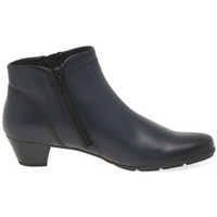 Gabor Heritage Navy Ankle Boots