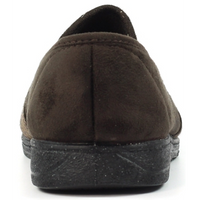 Lunar Lazy Dogz Harrison II Brown Tweed Slippers