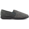 Lunar Lazy Dogz Harrison II Grey Tweed Slippers