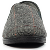 Lunar Lazy Dogz Harrison II Grey Tweed Slippers