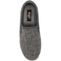 Lunar Lazy Dogz Harrison II Grey Tweed Slippers