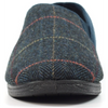 Lunar Lazy Dogz Harrison II Navy Tweed Slippers