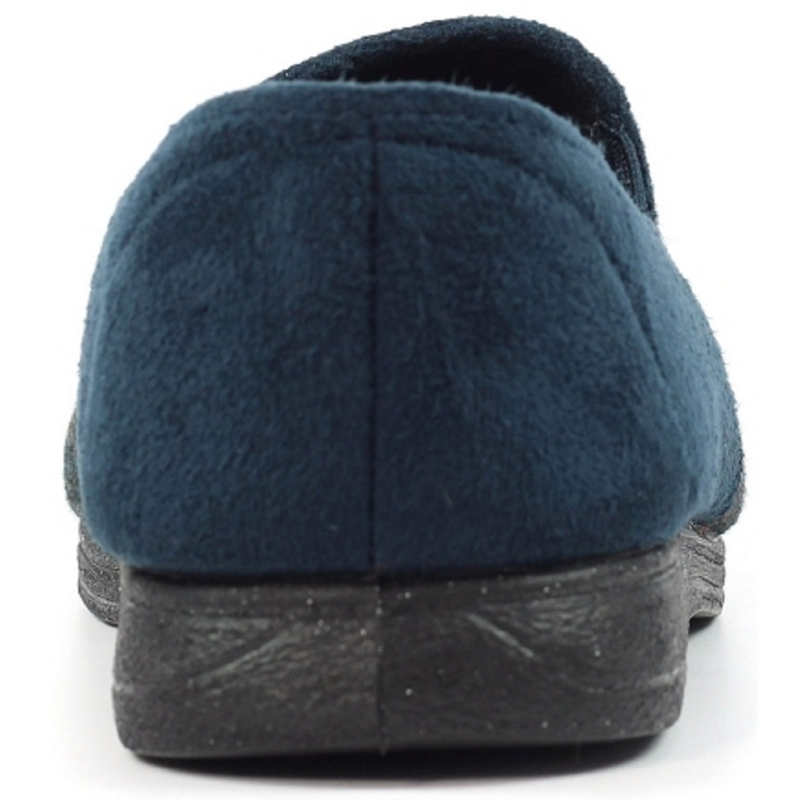 Lunar Lazy Dogz Harrison II Navy Tweed Slippers