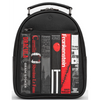 Yoshi Horror Bookworm Library Black Leather Backpack