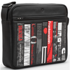 Yoshi Horror Bookworm Library Black Leather Messenger Bag