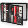 Yoshi Horror Bookworm Library Black Leather Travel Pass Holder