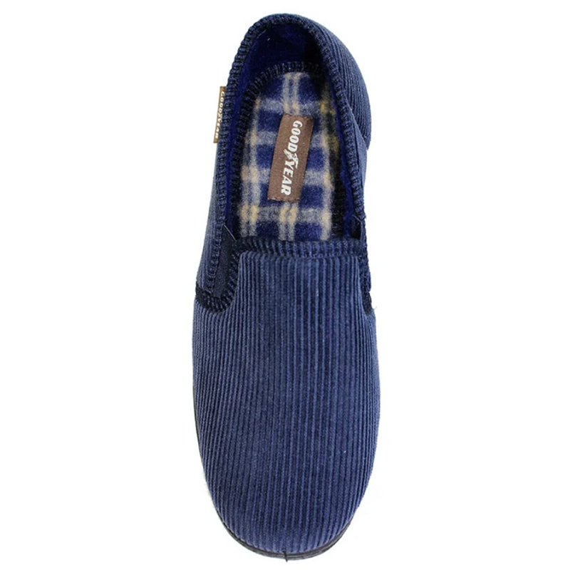 Lunar Goodyear Humber Navy Slippers