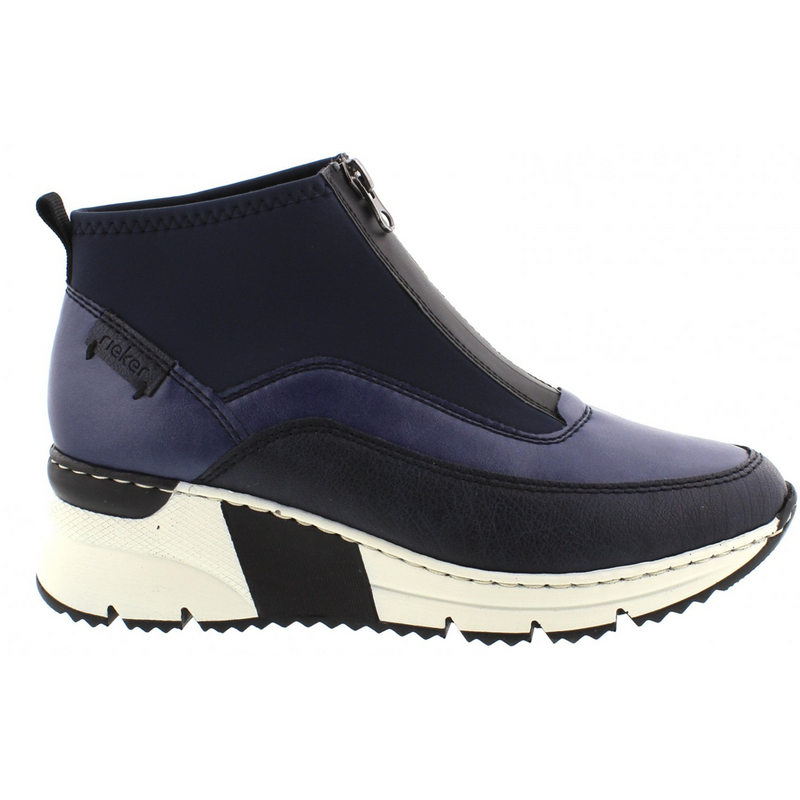 Rieker N6352-14 (Ivory) Blue Boots