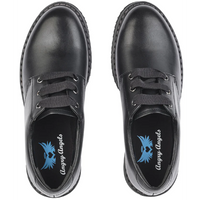 Start Rite Angry Angels Impact Black Leather School Shoes