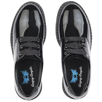 Start Rite Angry Angels Impact Black Patent School Shoes