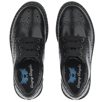 Start Rite Angry Angels Impulsive Black Leather School Shoes