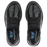 Start Rite Angry Angels Impulsive Black Patent School Shoes