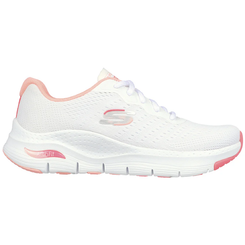 Skechers Arch Fit-Infinity Cool White/Pink Trainers