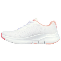 Skechers Arch Fit-Infinity Cool White/Pink Trainers